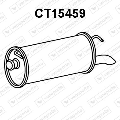  CT15459 VENEPORTE Глушитель выхлопных газов конечный