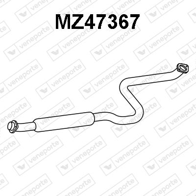  MZ47367 VENEPORTE Предглушитель выхлопных газов