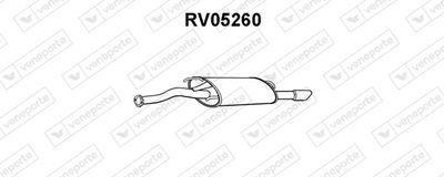  RV05260 VENEPORTE Глушитель выхлопных газов конечный