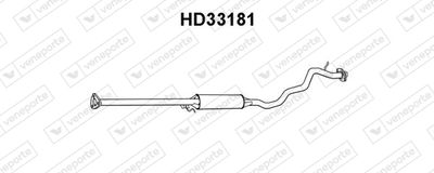  HD33181 VENEPORTE Предглушитель выхлопных газов