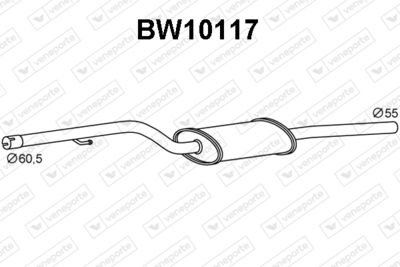  BW10117 VENEPORTE Предглушитель выхлопных газов