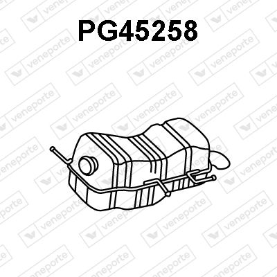  PG45258 VENEPORTE Глушитель выхлопных газов конечный