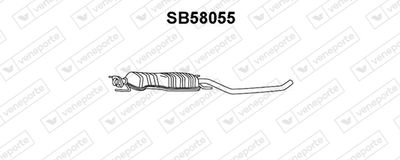  SB58055 VENEPORTE Предглушитель выхлопных газов