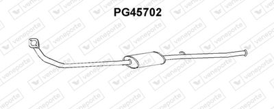  PG45702 VENEPORTE Предглушитель выхлопных газов