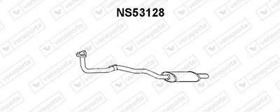  NS53128 VENEPORTE Предглушитель выхлопных газов