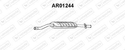  AR01244 VENEPORTE Глушитель выхлопных газов конечный