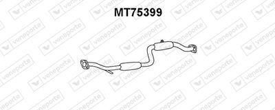  MT75399 VENEPORTE Предглушитель выхлопных газов