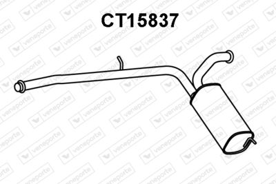  CT15837 VENEPORTE Глушитель выхлопных газов конечный