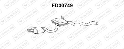  FD30749 VENEPORTE Предглушитель выхлопных газов