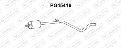  PG45419 VENEPORTE Предглушитель выхлопных газов