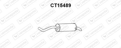  CT15489 VENEPORTE Глушитель выхлопных газов конечный