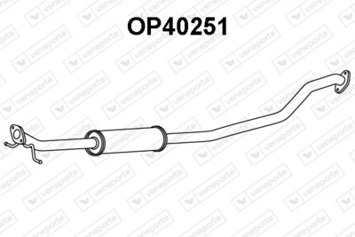  OP40251 VENEPORTE Предглушитель выхлопных газов