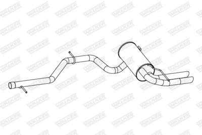  24264 WALKER Глушитель выхлопных газов конечный