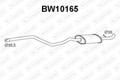  BW10165 VENEPORTE Предглушитель выхлопных газов