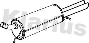  231139 KLARIUS Глушитель выхлопных газов конечный