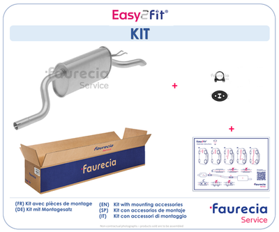  FS25663 Faurecia Глушитель выхлопных газов конечный