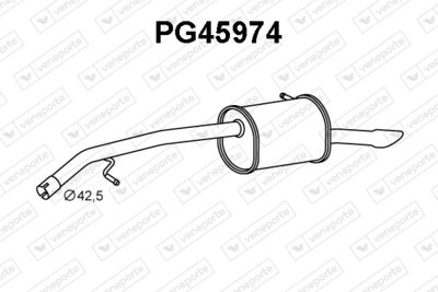  PG45974 VENEPORTE Глушитель выхлопных газов конечный