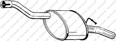 154607 KLOKKERHOLM Глушитель выхлопных газов конечный