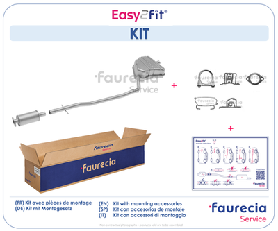  FS72005 Faurecia Глушитель выхлопных газов конечный