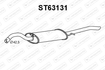  ST63131 VENEPORTE Глушитель выхлопных газов конечный