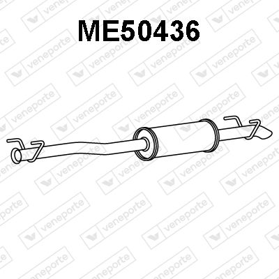  ME50436 VENEPORTE Глушитель выхлопных газов конечный