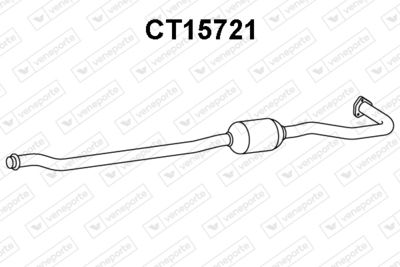  CT15721 VENEPORTE Предглушитель выхлопных газов