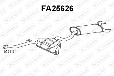  FA25626 VENEPORTE Глушитель выхлопных газов конечный