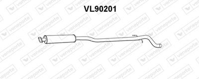  VL90201 VENEPORTE Предглушитель выхлопных газов