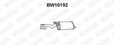  BW10192 VENEPORTE Глушитель выхлопных газов конечный