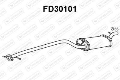  FD30101 VENEPORTE Предглушитель выхлопных газов