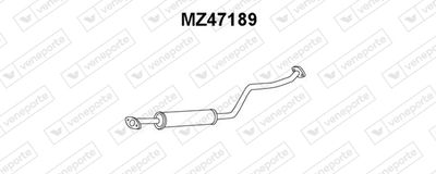  MZ47189 VENEPORTE Предглушитель выхлопных газов