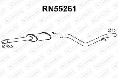  RN55261 VENEPORTE Предглушитель выхлопных газов