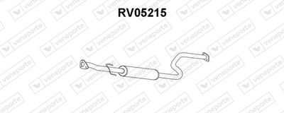  RV05215 VENEPORTE Предглушитель выхлопных газов