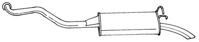  50675 SIGAM Глушитель выхлопных газов конечный