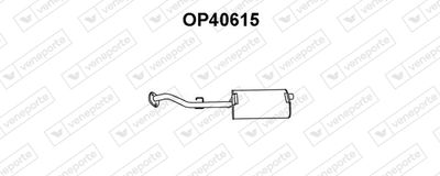  OP40615 VENEPORTE Предглушитель выхлопных газов