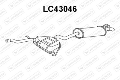  LC43046 VENEPORTE Глушитель выхлопных газов конечный