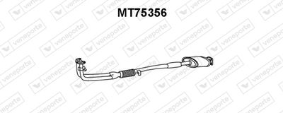  MT75356 VENEPORTE Предглушитель выхлопных газов