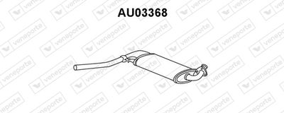  AU03368 VENEPORTE Предглушитель выхлопных газов