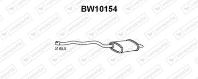  BW10154 VENEPORTE Глушитель выхлопных газов конечный