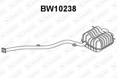  BW10238 VENEPORTE Глушитель выхлопных газов конечный