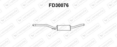  FD30076 VENEPORTE Предглушитель выхлопных газов