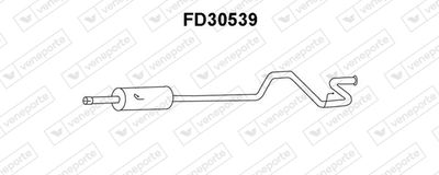  FD30539 VENEPORTE Глушитель выхлопных газов конечный