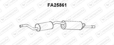  FA25861 VENEPORTE Глушитель выхлопных газов конечный