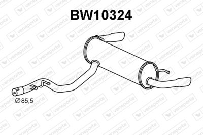  BW10324 VENEPORTE Глушитель выхлопных газов конечный