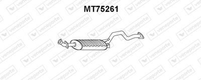  MT75261 VENEPORTE Глушитель выхлопных газов конечный