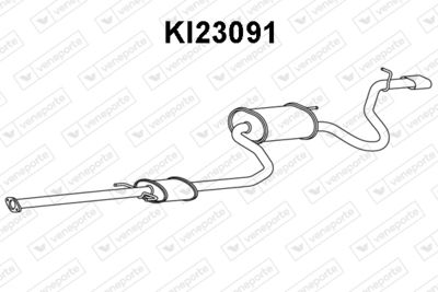  KI23091 VENEPORTE Глушитель выхлопных газов конечный