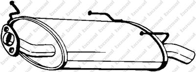  145521 KLOKKERHOLM Глушитель выхлопных газов конечный