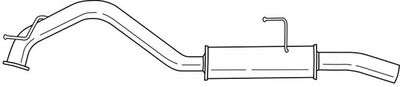  41627 SIGAM Глушитель выхлопных газов конечный