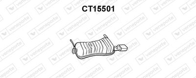  CT15501 VENEPORTE Глушитель выхлопных газов конечный