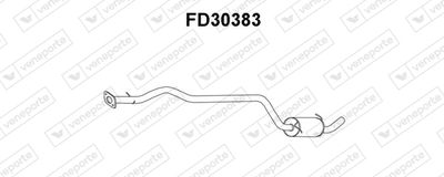  FD30383 VENEPORTE Предглушитель выхлопных газов